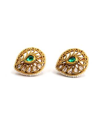 antique gold AlloyEarrings 6