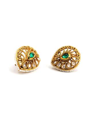 antique gold AlloyEarrings 7