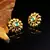 antique gold AlloyEarrings