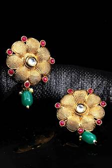 antique gold AlloyEarrings