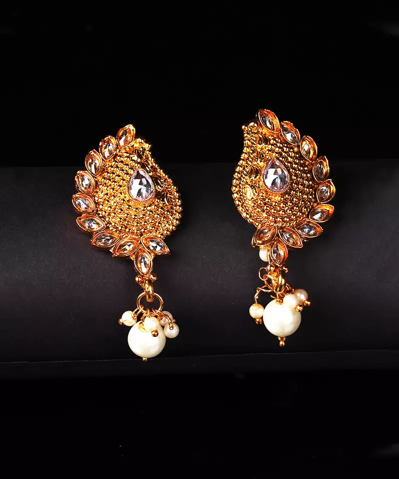 antique gold AlloyEarrings