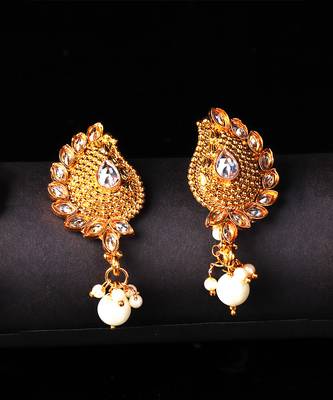 antique Gold Plated Alloy Earrings 8