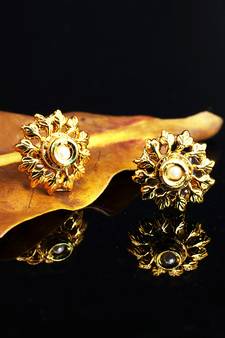 antique gold AlloyEarrings