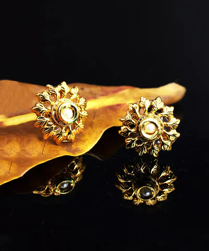 antique gold AlloyEarrings