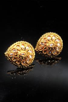 antique gold AlloyEarrings
