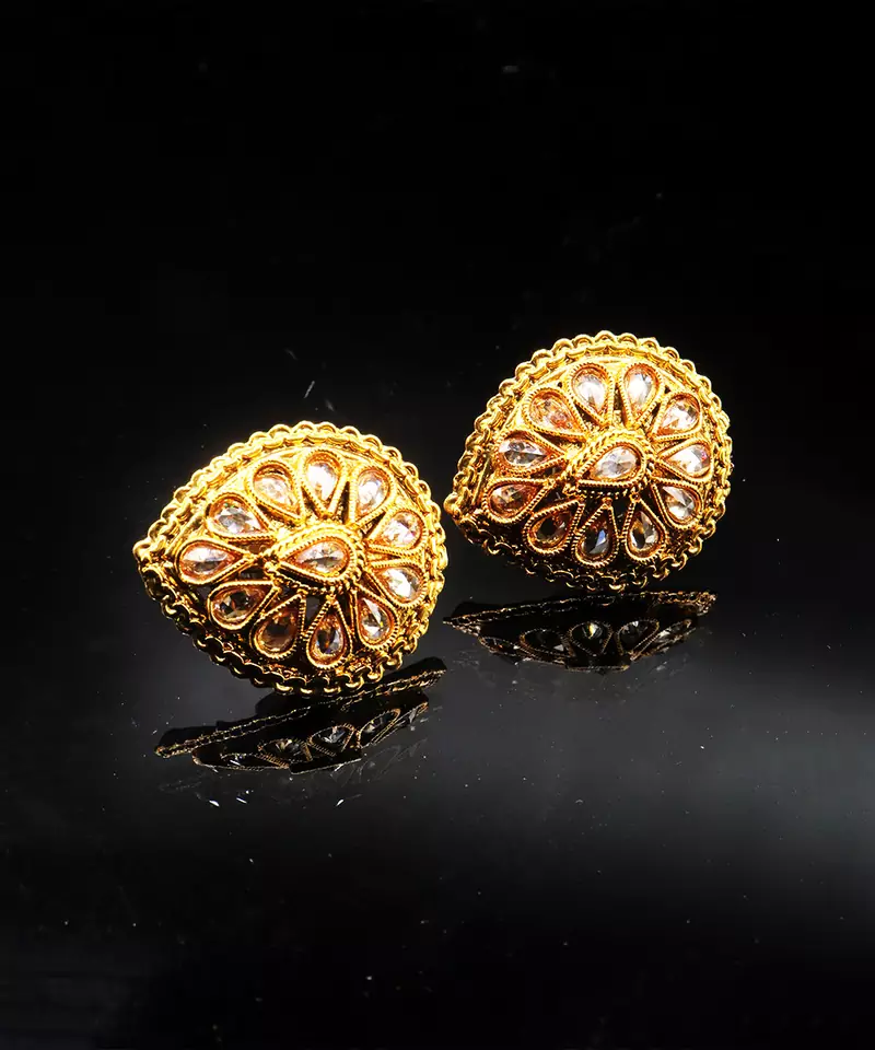 antique gold AlloyEarrings