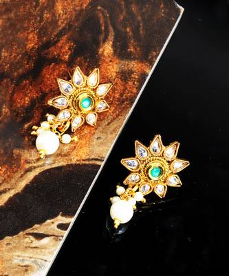 antique Gold Plated AlloyEarrings 1