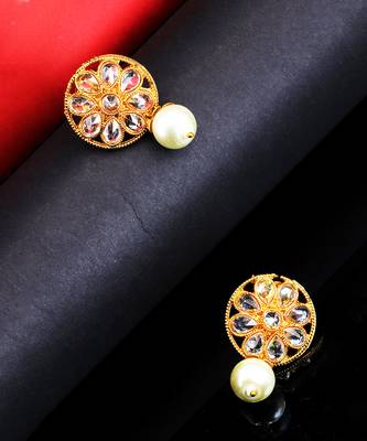 antique gold AlloyEarrings 1