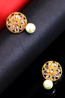 antique gold AlloyEarrings