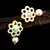 antique gold AlloyEarrings
