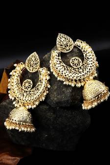 antique gold AlloyEarrings