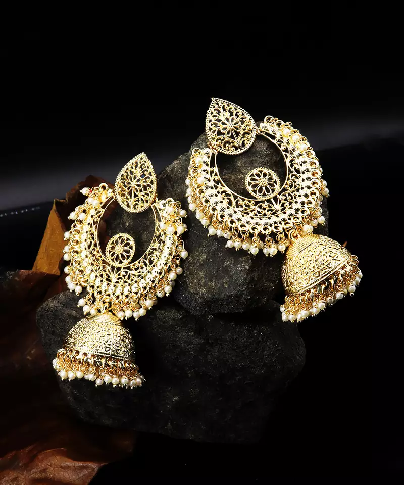 antique gold AlloyEarrings