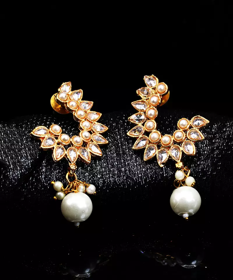 antique gold AlloyEarrings