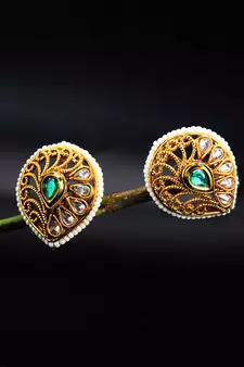 antique gold AlloyEarrings