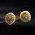 antique gold AlloyEarrings