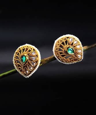 antique gold AlloyEarrings 8