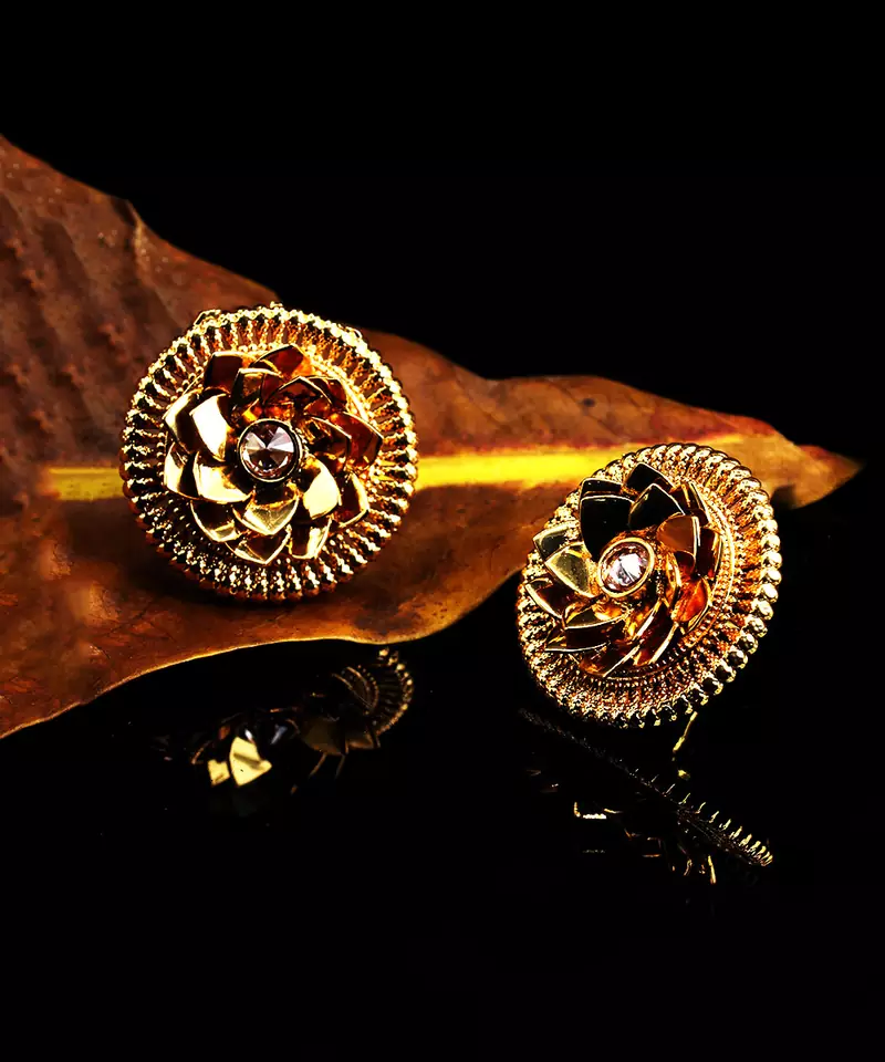 antique gold AlloyEarrings