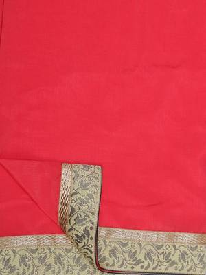 Gajari marble chiffon lace saree with blouse piece. 6