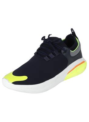 Vardhra Men's Blue Synthetic Leather Outdoor Daily Casual Sneaker Shoes 2