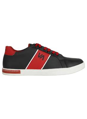 Vardhra Men's Red Synthetic Leather Outdoor Daily Casual Sneaker Shoes 4