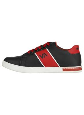 Vardhra Men's Red Synthetic Leather Outdoor Daily Casual Sneaker Shoes 5