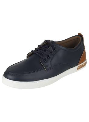 Vardhra Men's Black Synthetic Leather Laser Patter Outdoor Casual Loafer 2