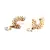 antique gold AlloyEarrings