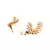 antique gold AlloyEarrings