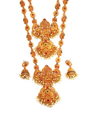antique gold Alloynecklace-sets 3