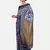 Blue Printed Art Silk Saree With Blouse