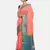 orange woven art silk saree with blouse