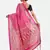 Pink Woven Art Silk Saree With Blouse