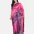 Pink Printed Art Silk Saree With Blouse