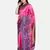 Pink Printed Art Silk Saree With Blouse
