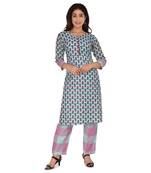 Sara Ali Khan Designer Printed Rayon Kurti with Palazzo Set