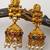 Gold jhumkas