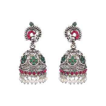 Multicolor zircon   earrings 1