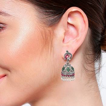 Multicolor zircon   earrings 3