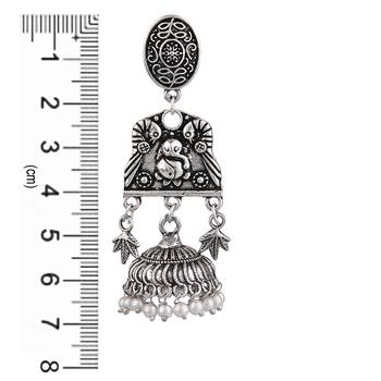 Silver zircon   earrings 4