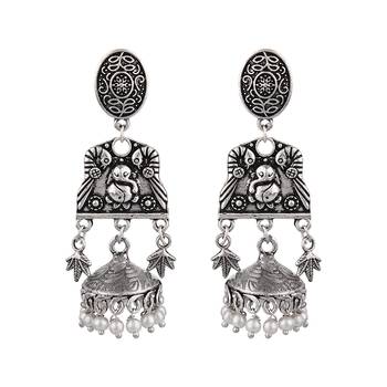 9blings Silver zircon   earrings 1