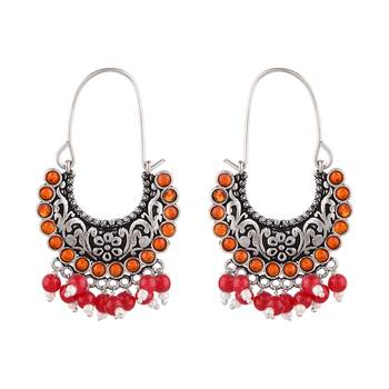 Multicolor zircon   earrings 1