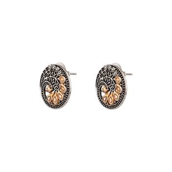 Silver zircon   earrings 2