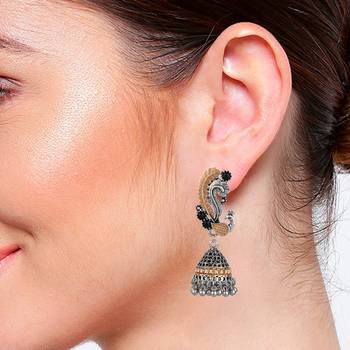Silver zircon   earrings 3