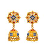 Yellow zircon   earrings