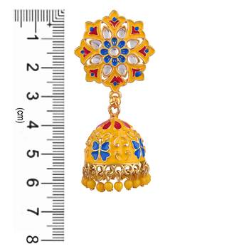 Yellow zircon   earrings 3