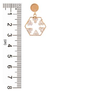 White zircon   earrings 4