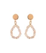 Black zircon   earrings