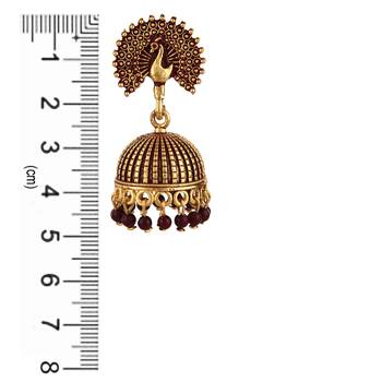 Black zircon   earrings 4