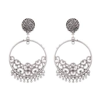 9blings Silver zircon   earrings 1
