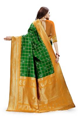Gadwal silk sare with blouse 2